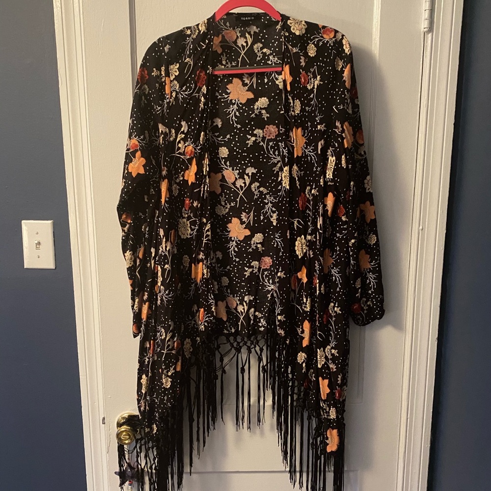 Torrid Floral Kimono Size 2